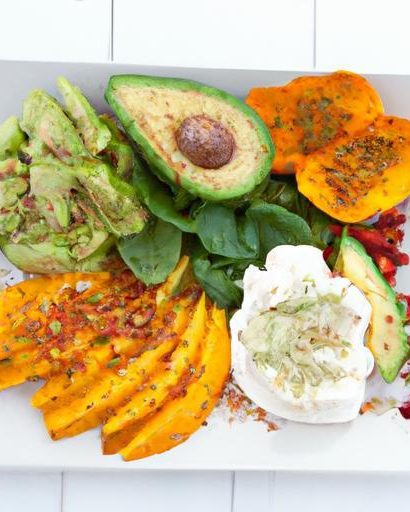 Smoky Grilled Sweet Potato & Creamy Avocado Salad Delight