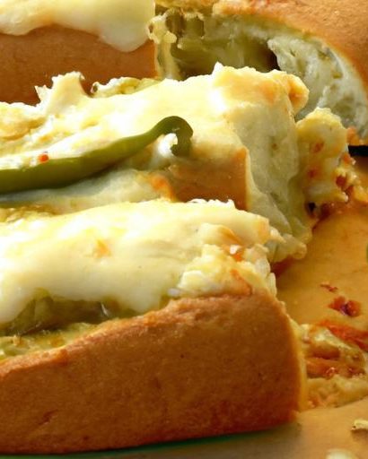 Fiery Delight: Jalapeño Popper Stuffed Cheesy Bread Recipe