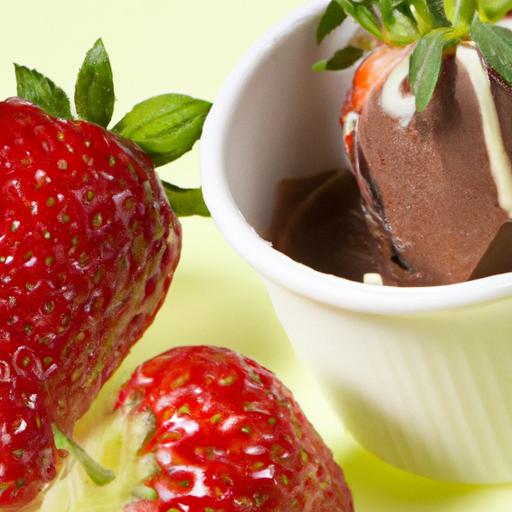 Chilled Delight: The ⁣Art of Frozen Strawberries in Chocolate