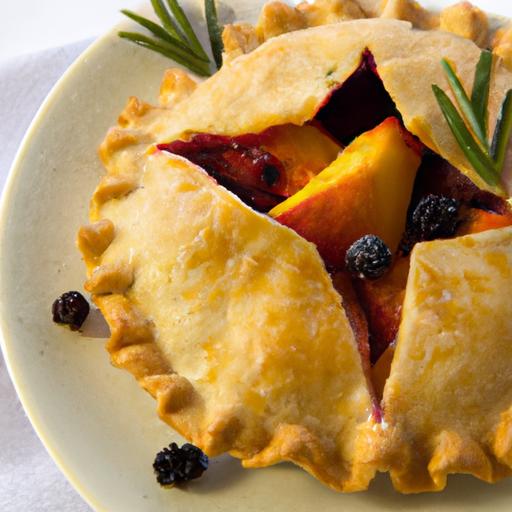 Rustic Delight: How to Make a Fresh Peach & Raspberry Galette