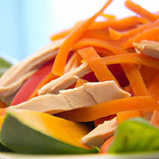 Crisp & Colorful: Easy ⁣Chicken⁢ Carrot salad Recipe Delight