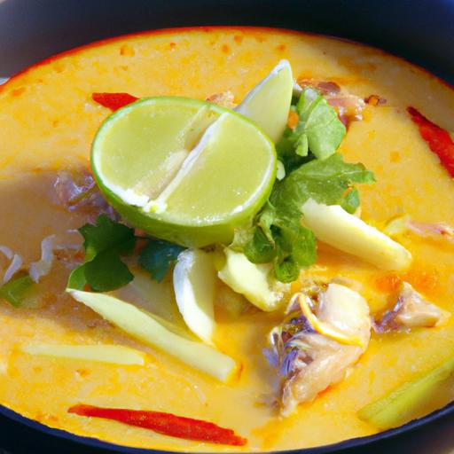 A Flavorful Journey Into Malaysian Chicken Laksa Soup