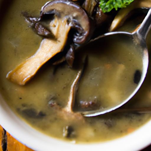 velvety Vegan Mushroom & Wild Rice Soup: Comfort in a Bowl