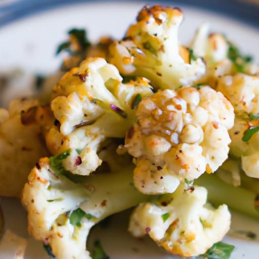 Fiery Roasted Cauliflower with Zesty lemon Tahini Drizzle