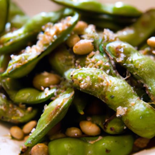 Crispy Garlic Parmesan‍ Roasted Edamame: ​A Savory Snack​ Delight