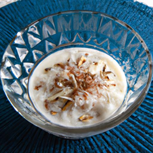 Chilled Coconut Cardamom Rice Pudding: A Creamy Delight