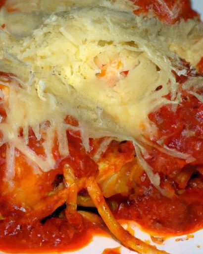Melting Comfort: Baked Spaghetti with Marinara & Mozzarella