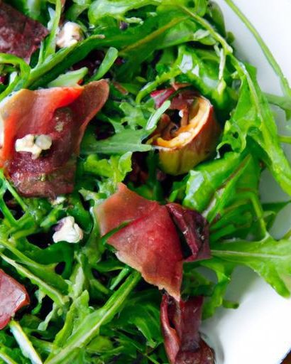Savory Fig & Prosciutto-Style Beef Salad with Peppery Arugula