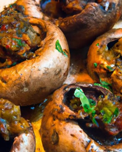 Savory Vegan Stuffed Mushrooms: A Flavorful Plant-Based Treat