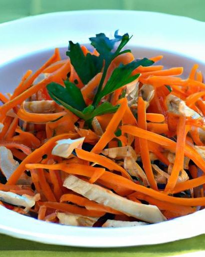 Crisp & Colorful: Easy Chicken Carrot Salad Recipe Delight