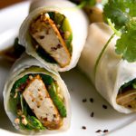 Crispy Tofu Wraps: A Flavorful Sesame-Ginger Delight