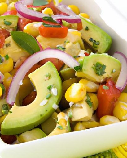 Zesty Avocado and Corn Salsa Salad: Fresh, Flavor-Packed Delight