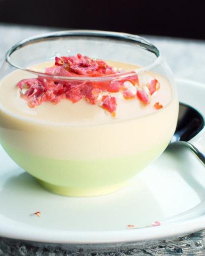 Delightful Rosewater & Pistachio Panna Cotta Recipe Unveiled
