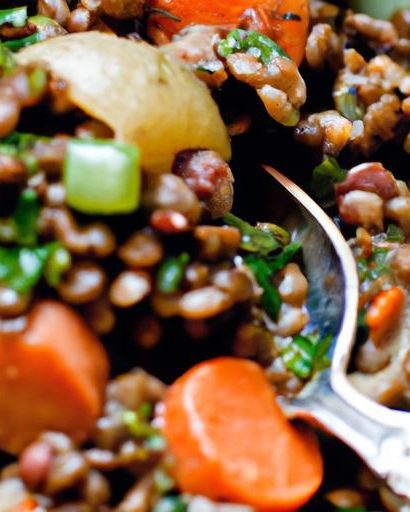 Nourish Your Soul with Hearty Lentil and Veggie Stew