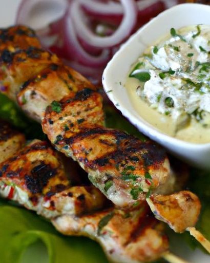 Savor Greece: Chicken Souvlaki with Fresh Homemade Tzatziki