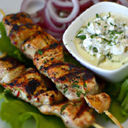 Savor Greece: Chicken Souvlaki with Fresh Homemade Tzatziki