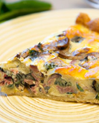 Savory Ham, Spinach & Mushroom Quiche: A Classic Delight